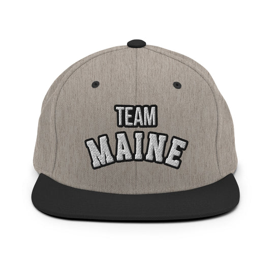 Snapback Hat | Team Maine | Arch Mark Logo