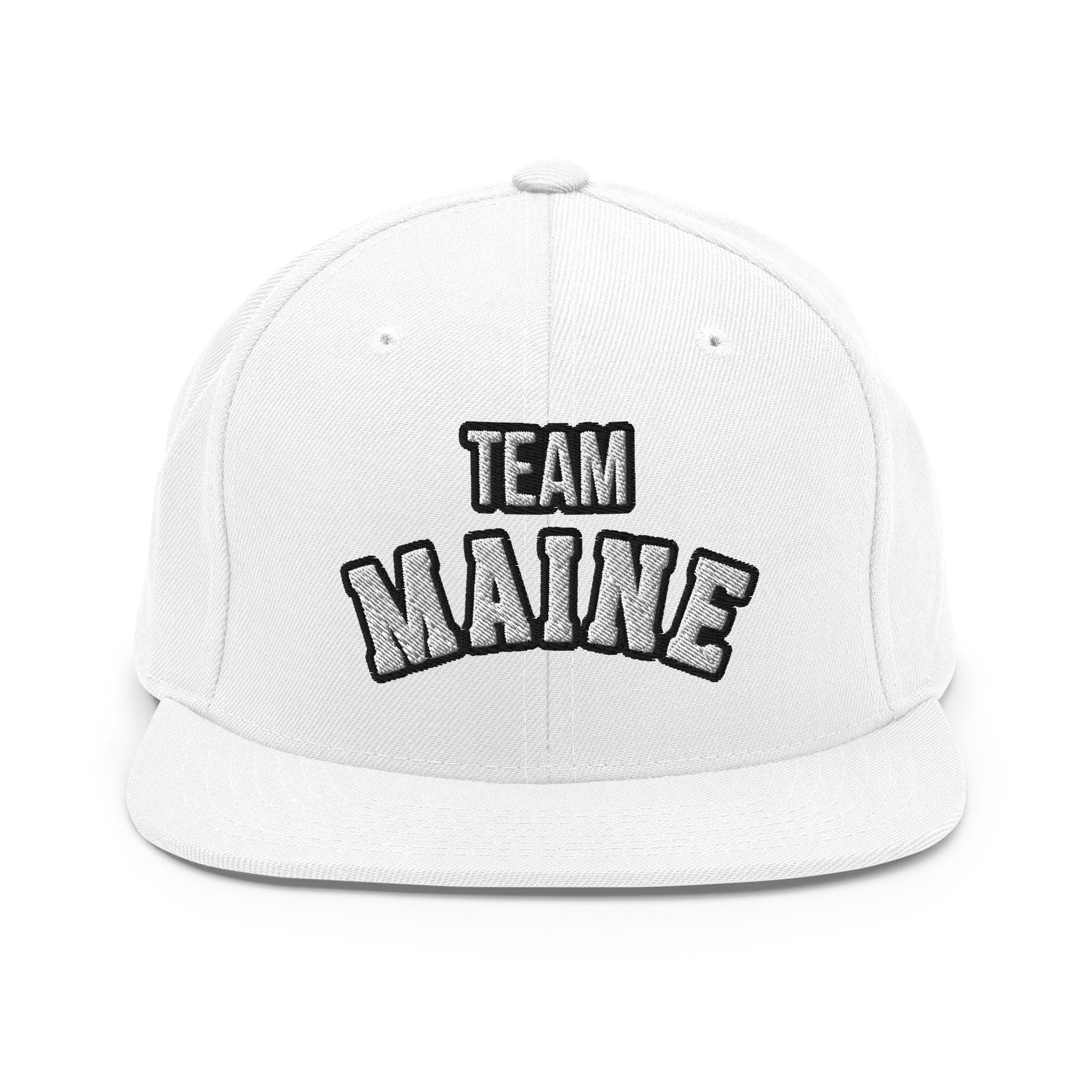 Snapback Hat | Team Maine | Arch Mark Logo