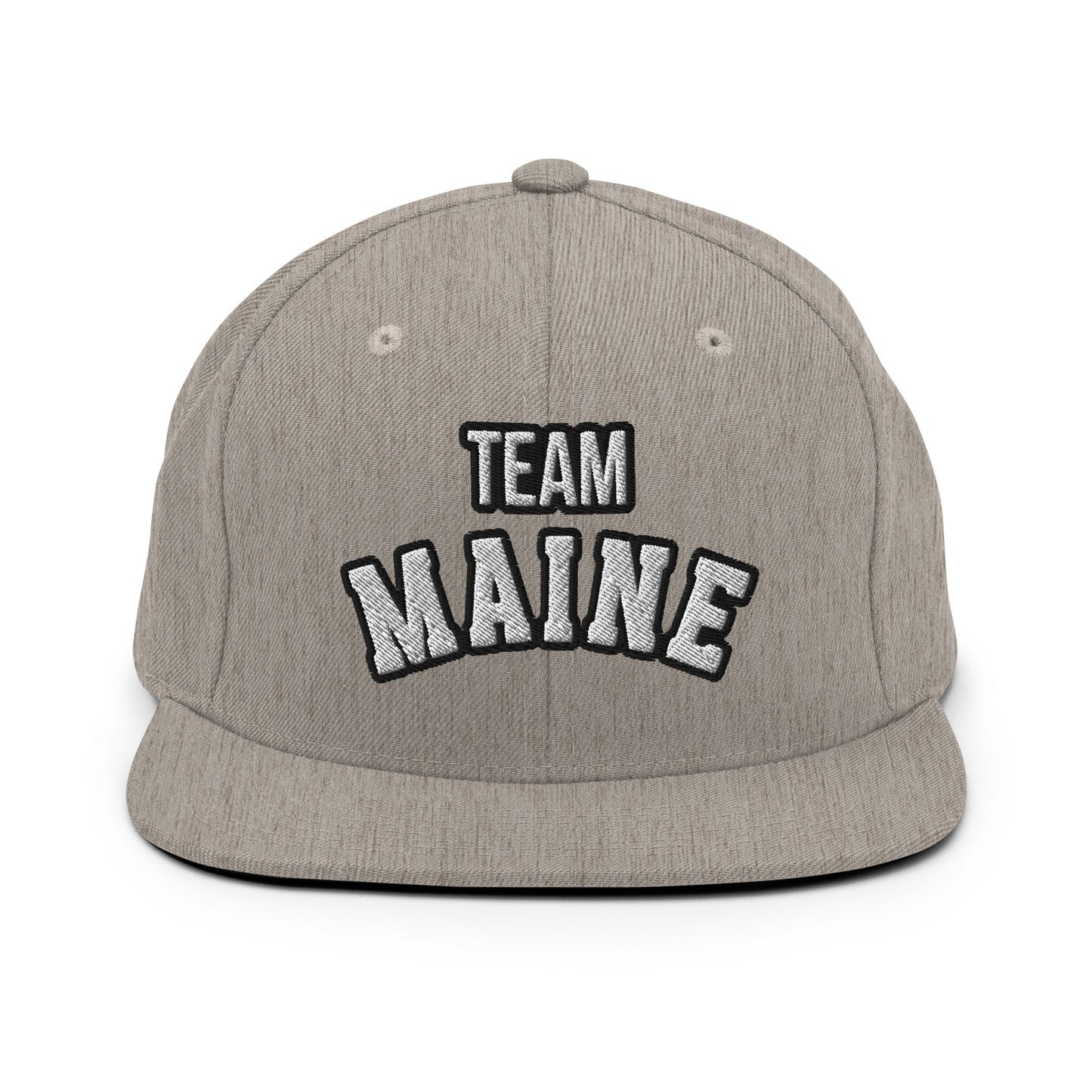 Snapback Hat | Team Maine | Arch Mark Logo