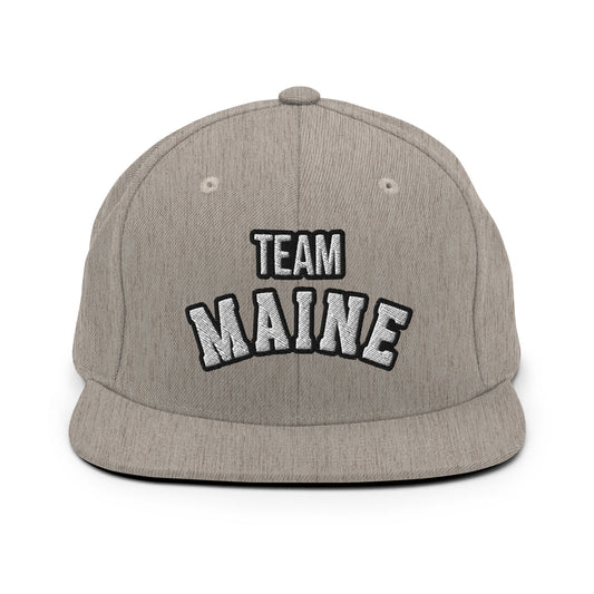 Snapback Hat | Team Maine | Arch Mark Logo