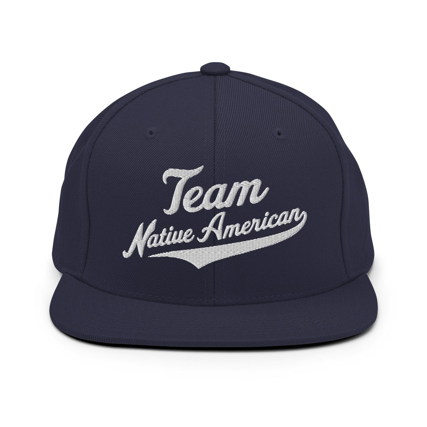 Snapback Hat | Team Native American | Modern Script Logo