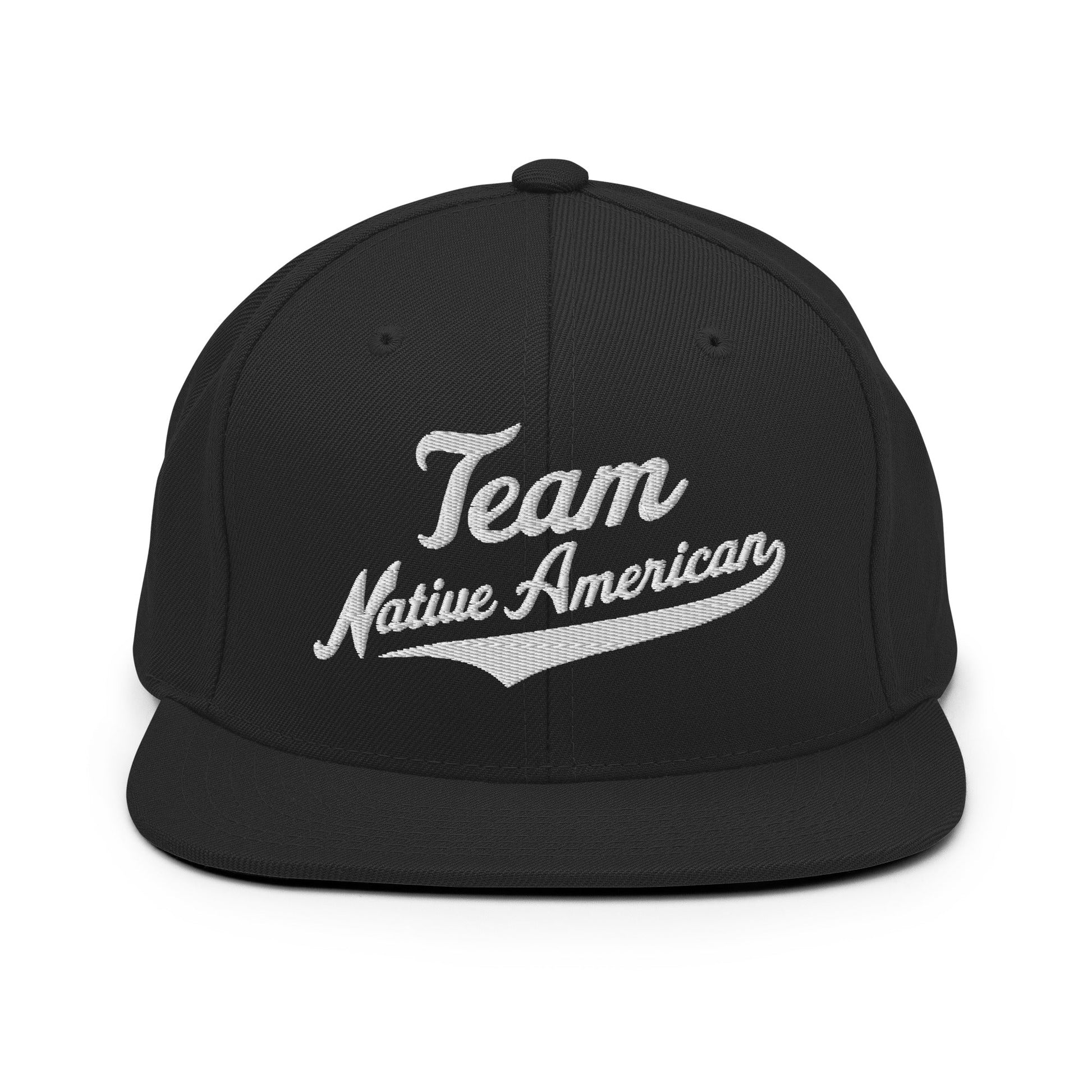 Snapback Hat | Team Native American | Modern Script Logo