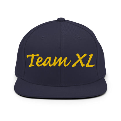 Snapback Hat | Team XL | Modern Script Logo