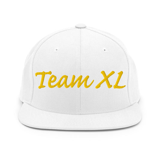 Snapback Hat | Team XL | Modern Script Logo