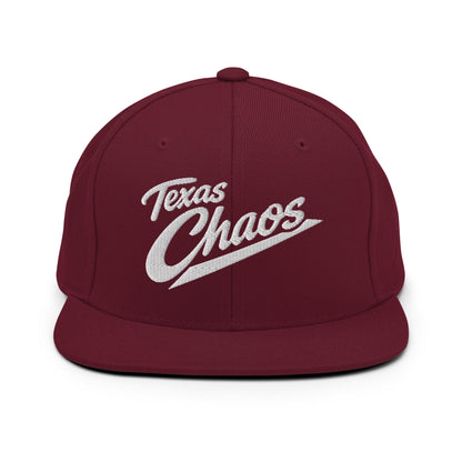 Snapback Hat | Texas Chaos | Crest Logo