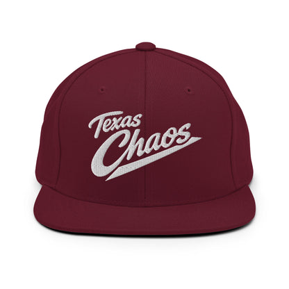 Snapback Hat | Texas Chaos | Crest Logo