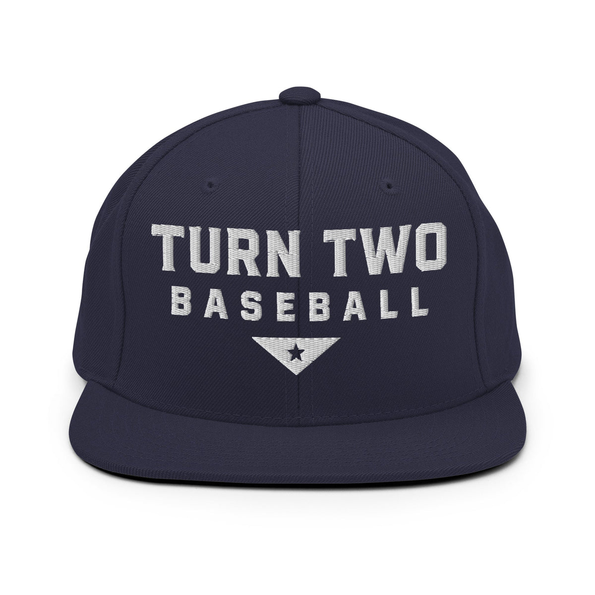Snapback Hat | Texas Turn Two Baseball | Modern Script Logo