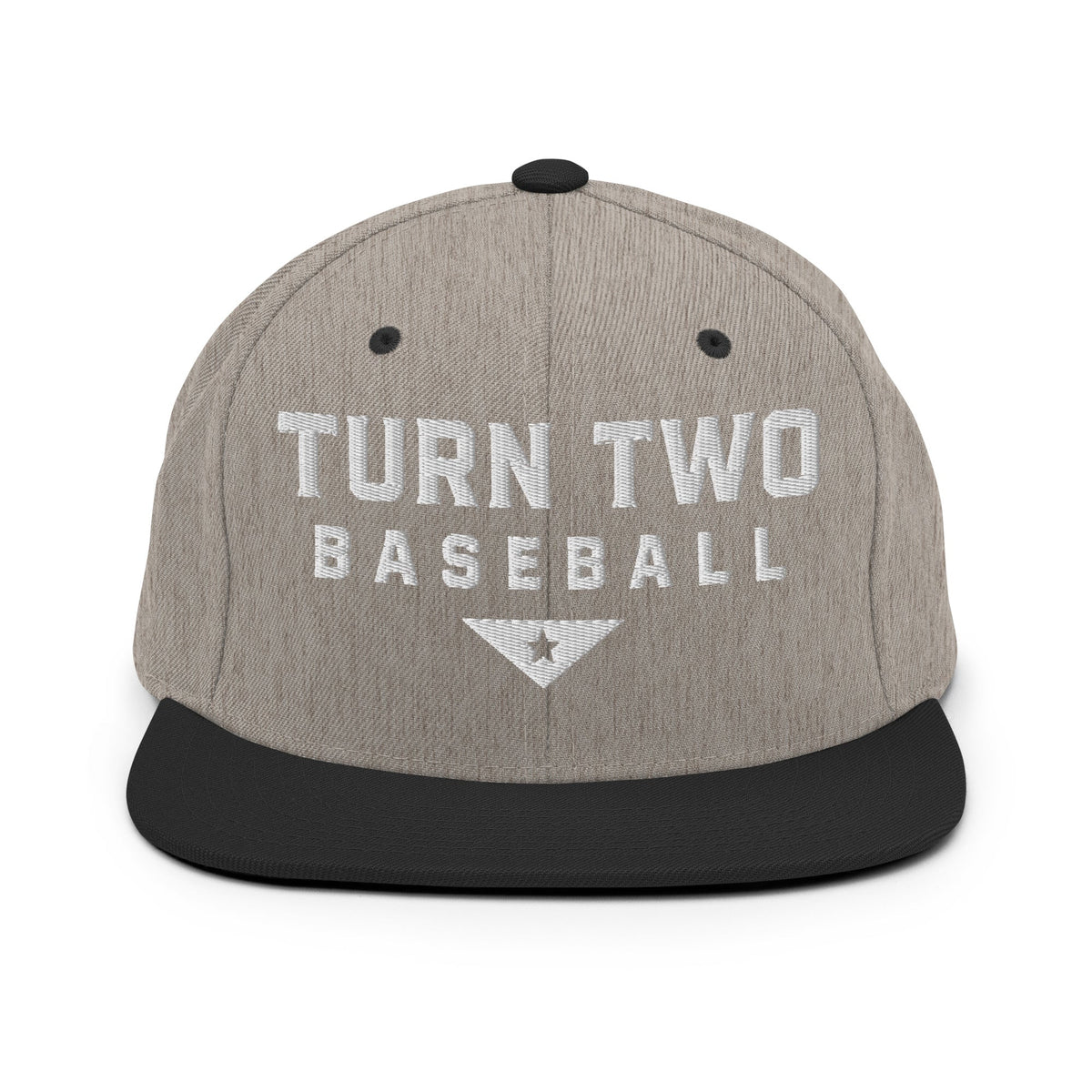 Snapback Hat | Texas Turn Two Baseball | Modern Script Logo