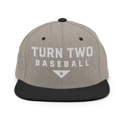 Snapback Hat | Texas Turn Two Baseball | Modern Script Logo