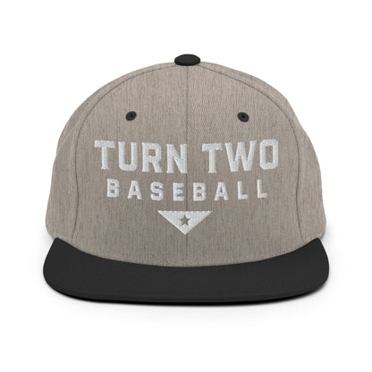 Snapback Hat | Texas Turn Two Baseball | Modern Script Logo