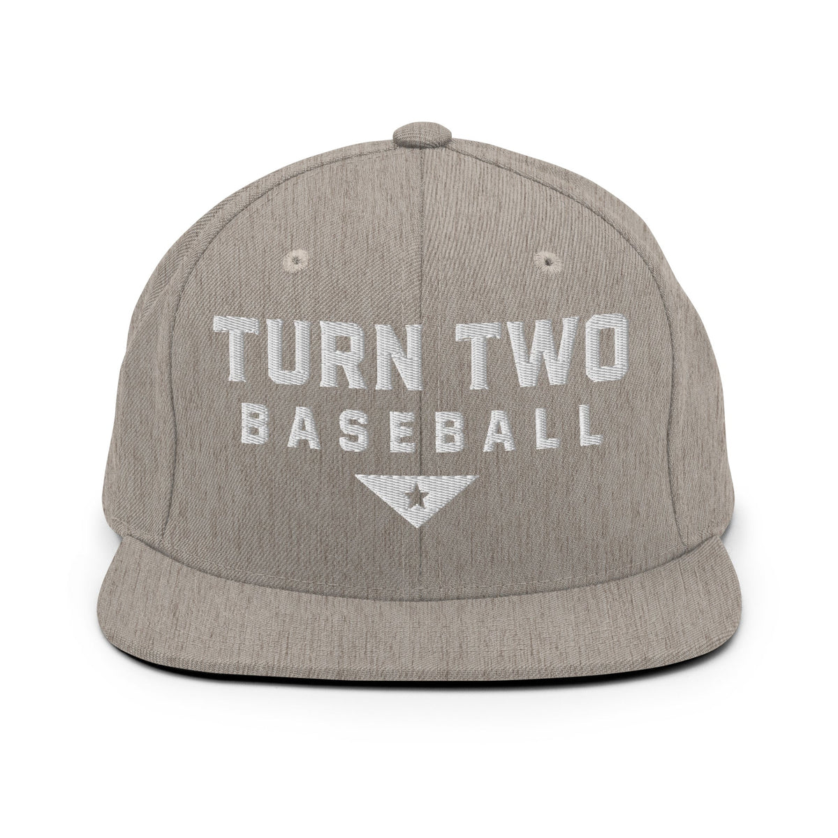 Snapback Hat | Texas Turn Two Baseball | Modern Script Logo