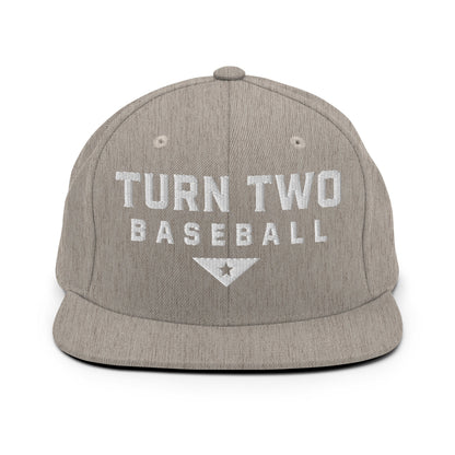 Snapback Hat | Texas Turn Two Baseball | Modern Script Logo