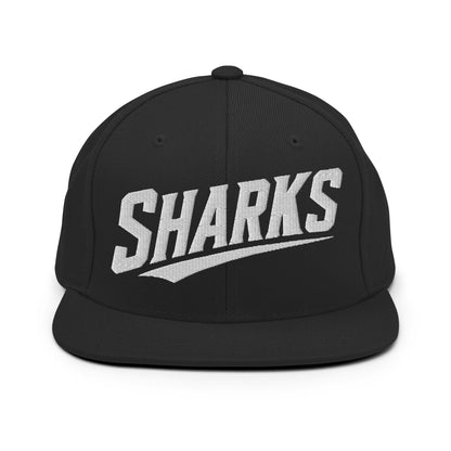 Snapback Hat | The Sharks Baseball Team | Script Logo