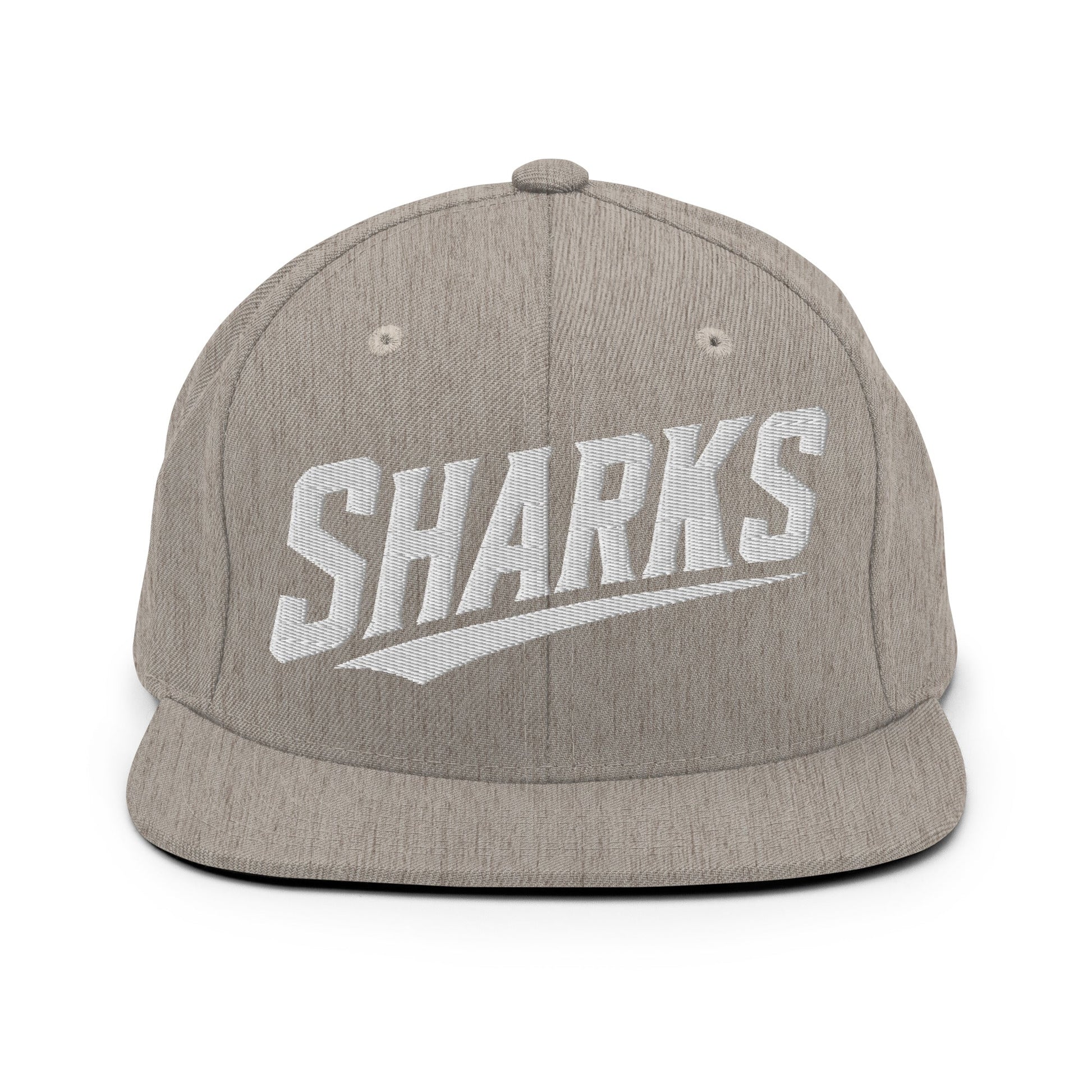 Snapback Hat | The Sharks Baseball Team | Script Logo