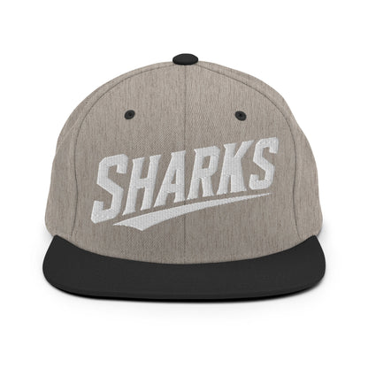 Snapback Hat | The Sharks Baseball Team | Script Logo