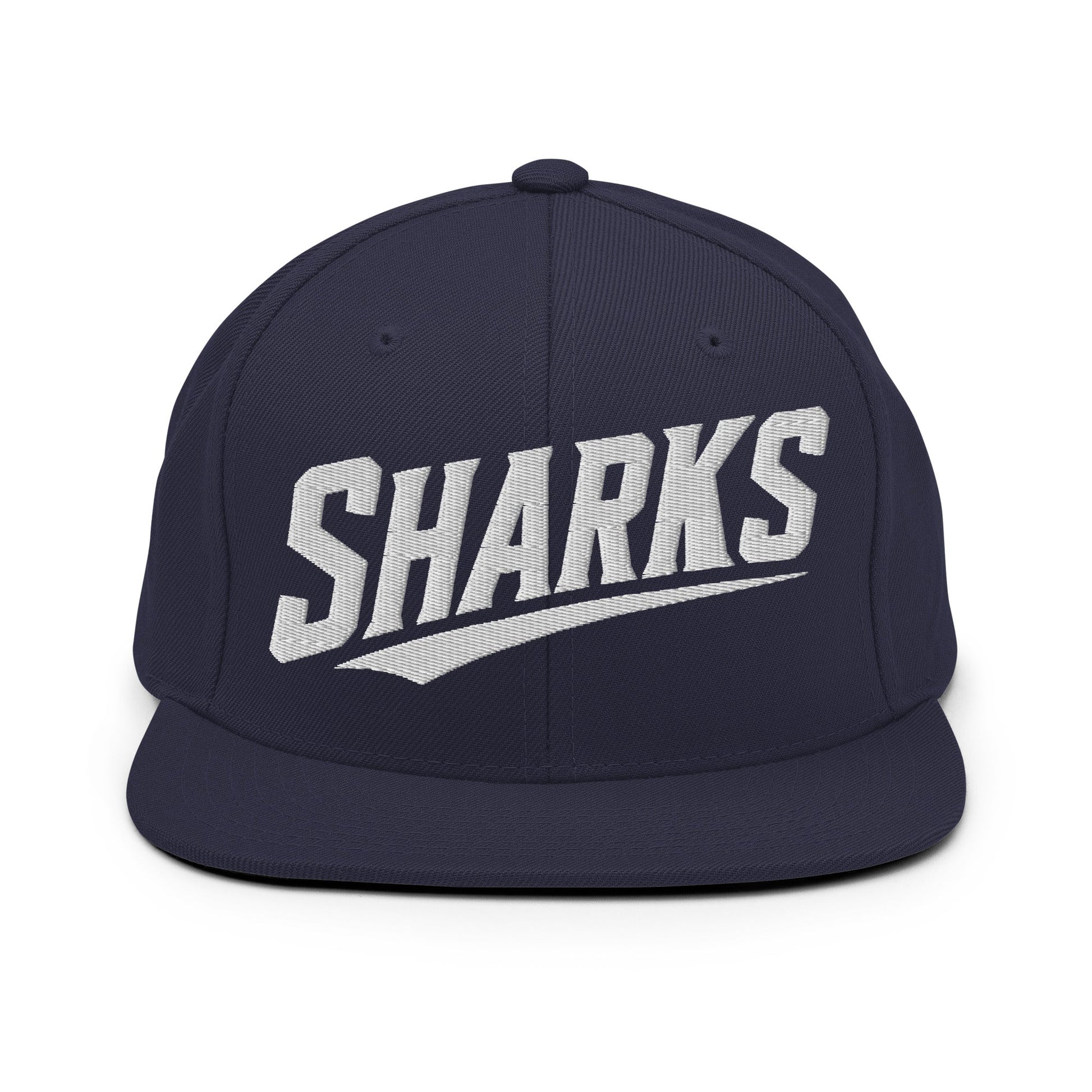 Snapback Hat | The Sharks Baseball Team | Script Logo