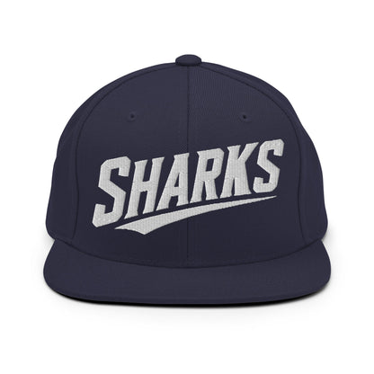 Snapback Hat | The Sharks Baseball Team | Script Logo