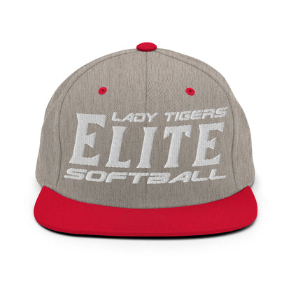 Snapback Hat | Tigers Elite Softball | Modern Script Logo
