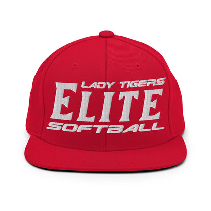 Snapback Hat | Tigers Elite Softball | Modern Script Logo