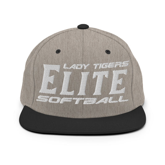 Snapback Hat | Tigers Elite Softball | Modern Script Logo