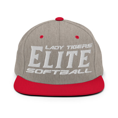 Snapback Hat | Tigers Elite Softball | Modern Script Logo