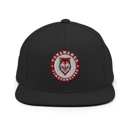 Snapback Hat | Tonawanda High School Track and Field | Mascot Badge Logo