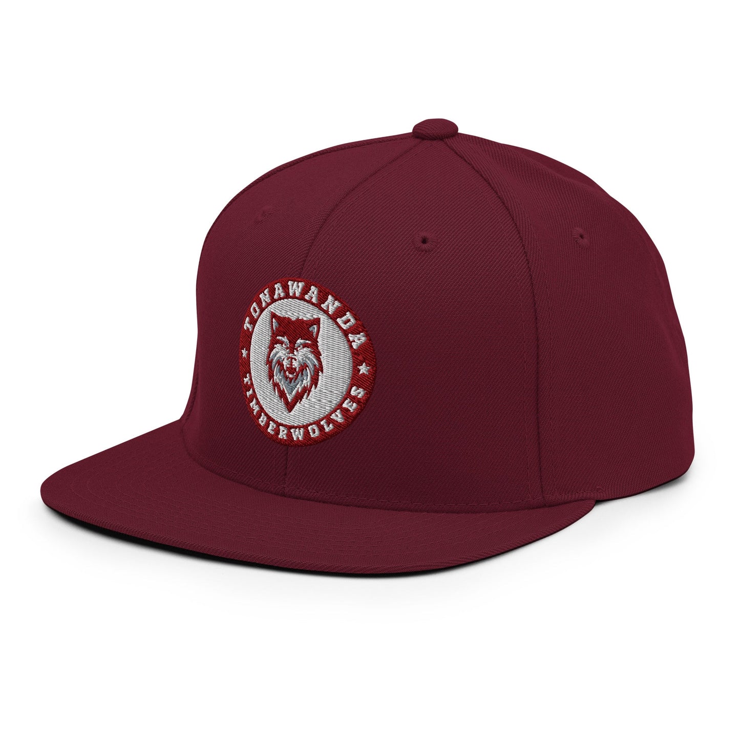 Snapback Hat | Tonawanda High School Track and Field | Mascot Badge Logo