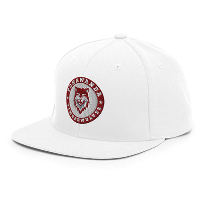 Snapback Hat | Tonawanda High School Track and Field | Mascot Badge Logo