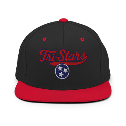 Snapback Hat | Tri - Stars | 3 Stars Logo