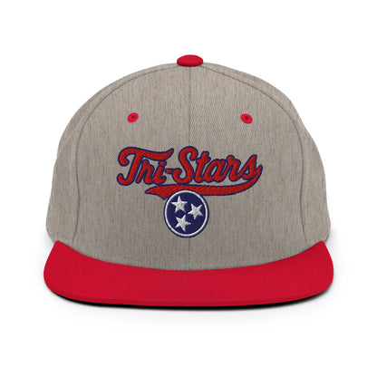 Snapback Hat | Tri - Stars | 3 Stars Logo