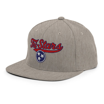 Snapback Hat | Tri - Stars | 3 Stars Logo