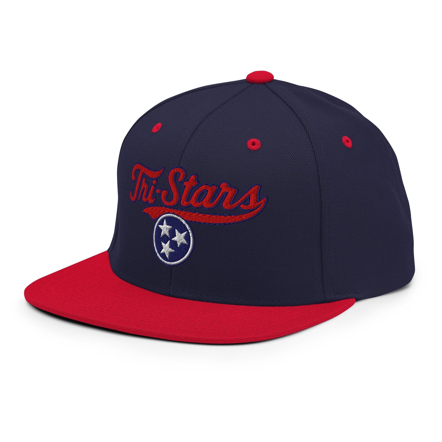 Snapback Hat | Tri - Stars | 3 Stars Logo