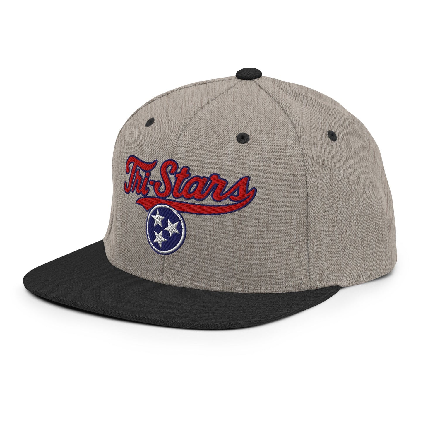 Snapback Hat | Tri - Stars | 3 Stars Logo