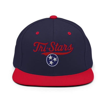 Snapback Hat | Tri - Stars | 3 Stars Logo