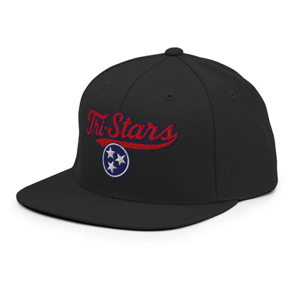 Snapback Hat | Tri - Stars | 3 Stars Logo