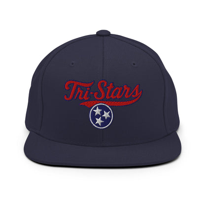 Snapback Hat | Tri - Stars | 3 Stars Logo