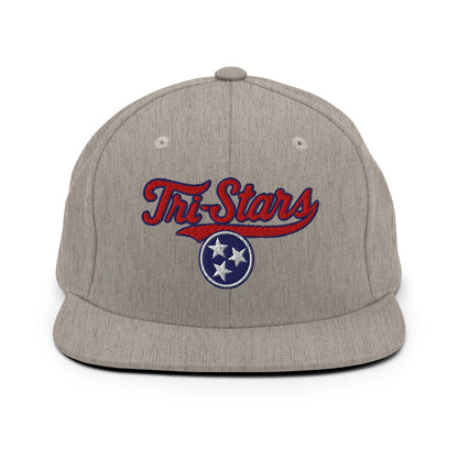 Snapback Hat | Tri - Stars | 3 Stars Logo