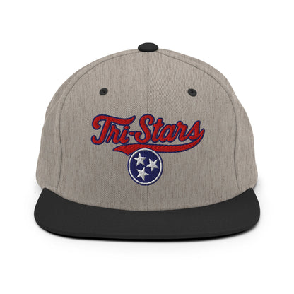 Snapback Hat | Tri - Stars | 3 Stars Logo