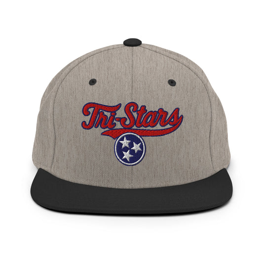 Snapback Hat | Tri - Stars | 3 Stars Logo