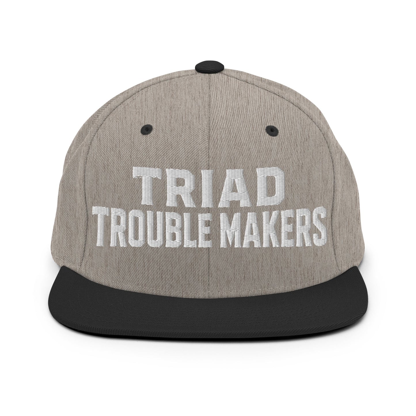 Snapback Hat | Triad Troublemakers | Script Logo