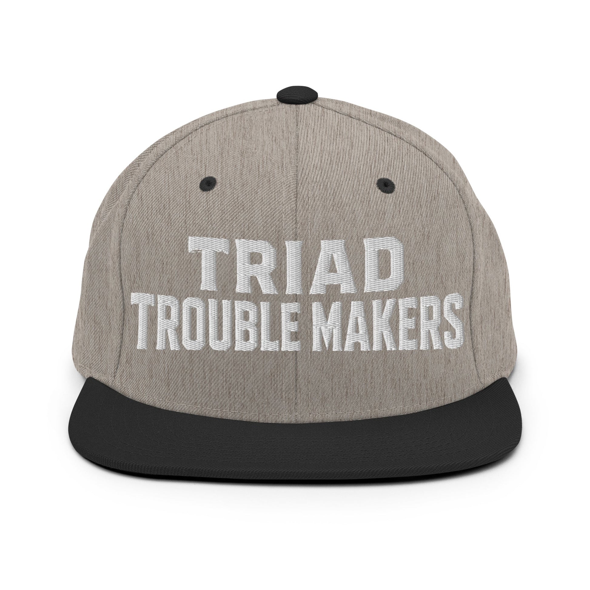 Snapback Hat | Triad Troublemakers | Script Logo