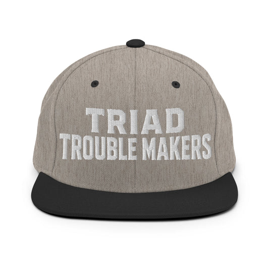 Snapback Hat | Triad Troublemakers | Script Logo