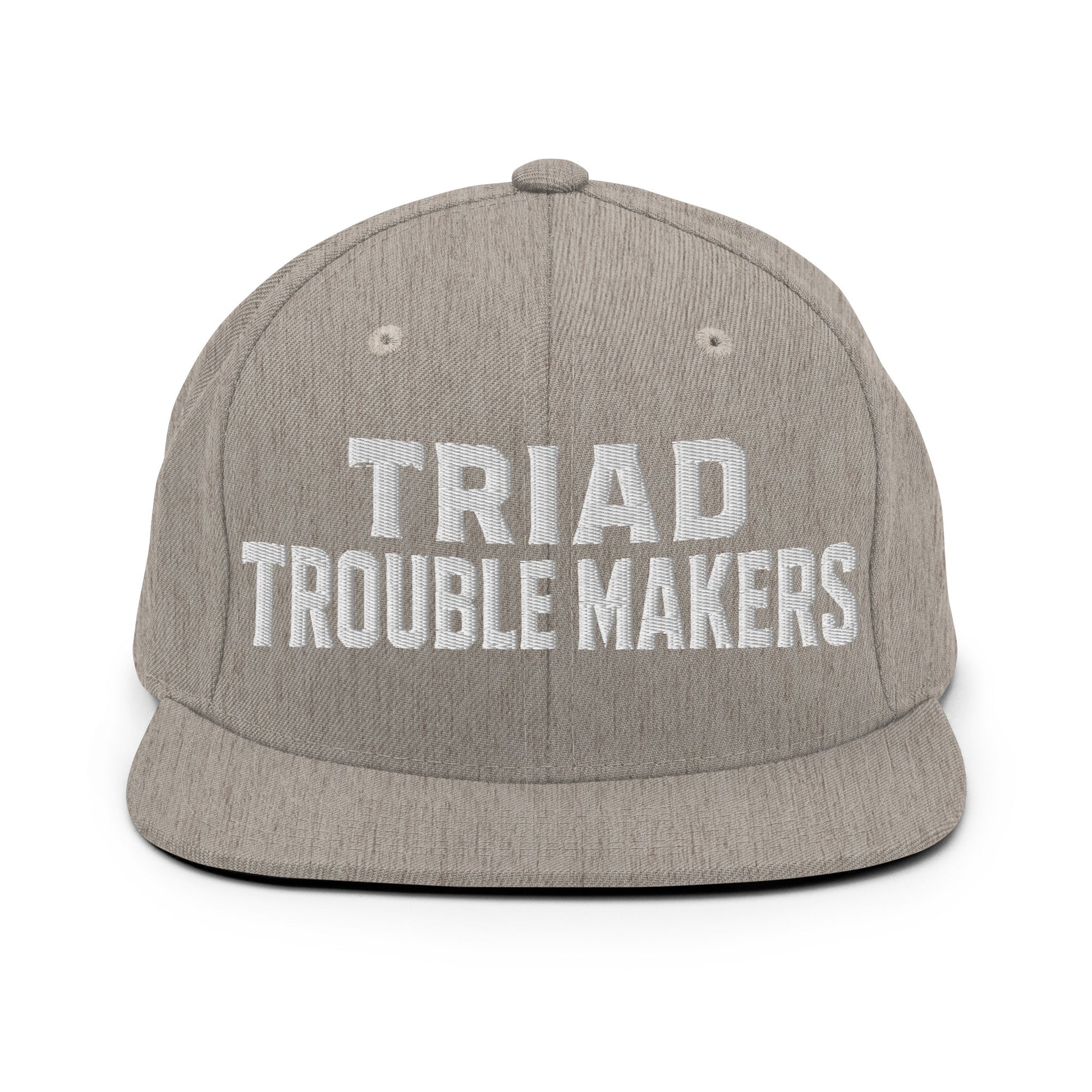 Snapback Hat | Triad Troublemakers | Script Logo