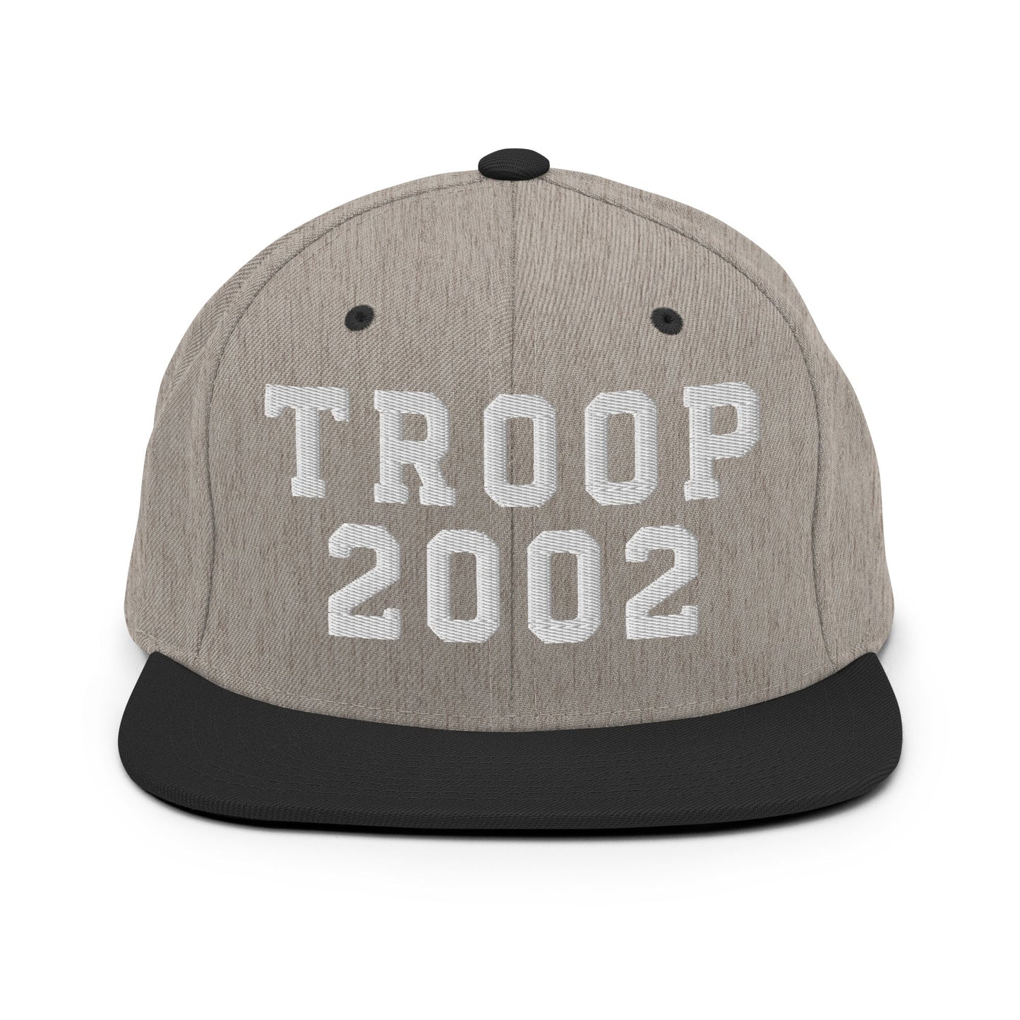 Snapback Hat | Troop 2002 | Emblem Logo