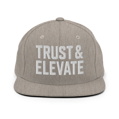 Snapback Hat | Trust & Elevate | Athletic Logo