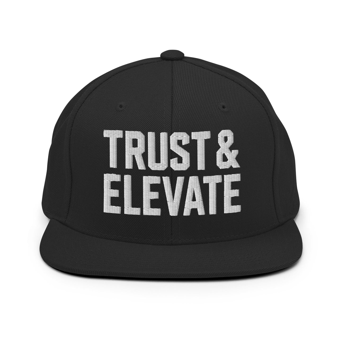 Snapback Hat | Trust & Elevate | Athletic Logo
