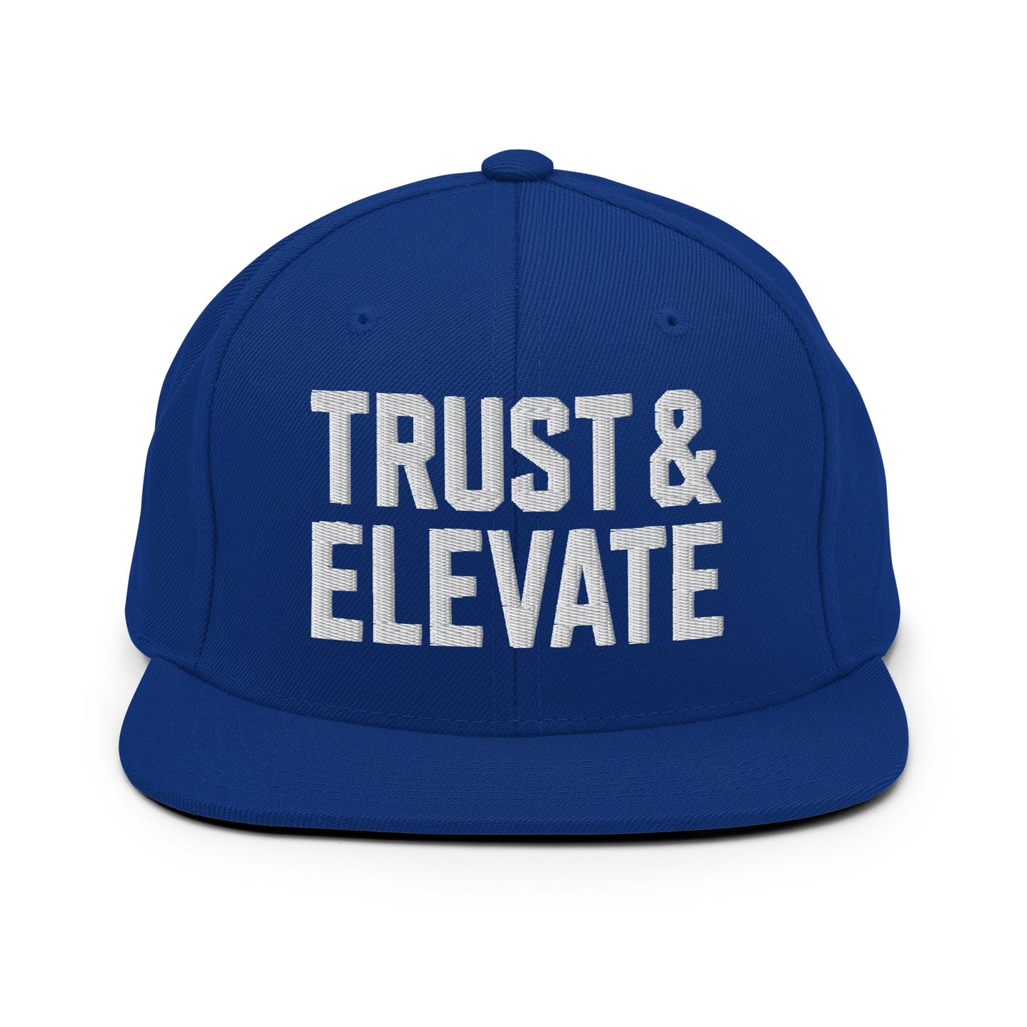 Snapback Hat | Trust & Elevate | Athletic Logo