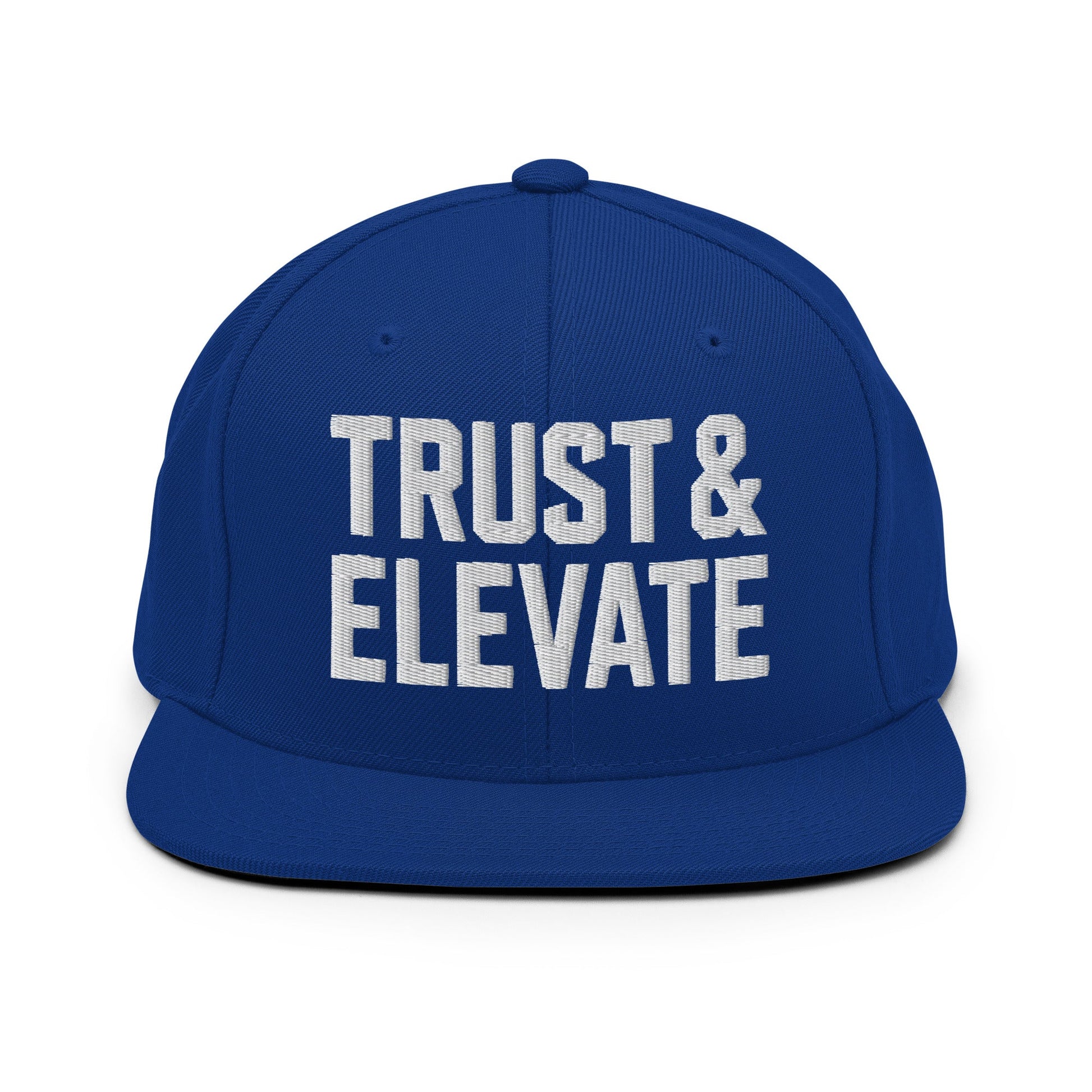 Snapback Hat | Trust & Elevate | Athletic Logo