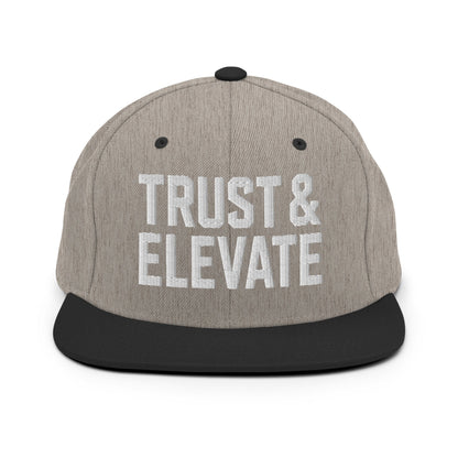 Snapback Hat | Trust & Elevate | Athletic Logo