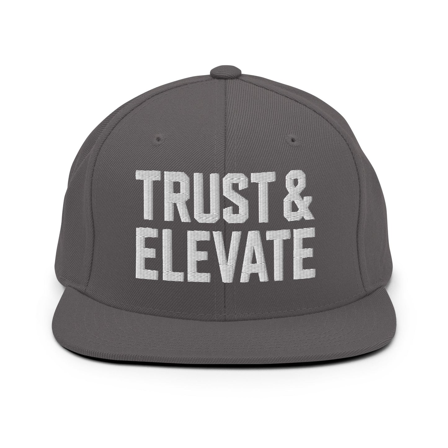 Snapback Hat | Trust & Elevate | Athletic Logo